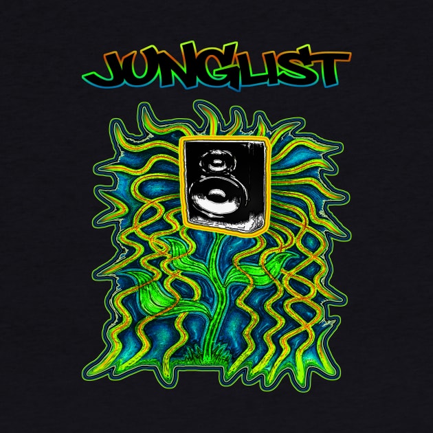 Junglist-Soundplant-Flouro by AutotelicArt